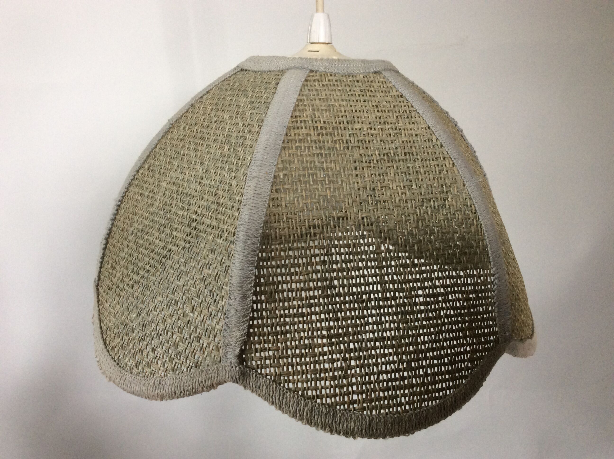 Vintage jute flower hanging