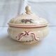 Soup tureen / Vegetable dish Digoin Sarreguemines Model Lorraine