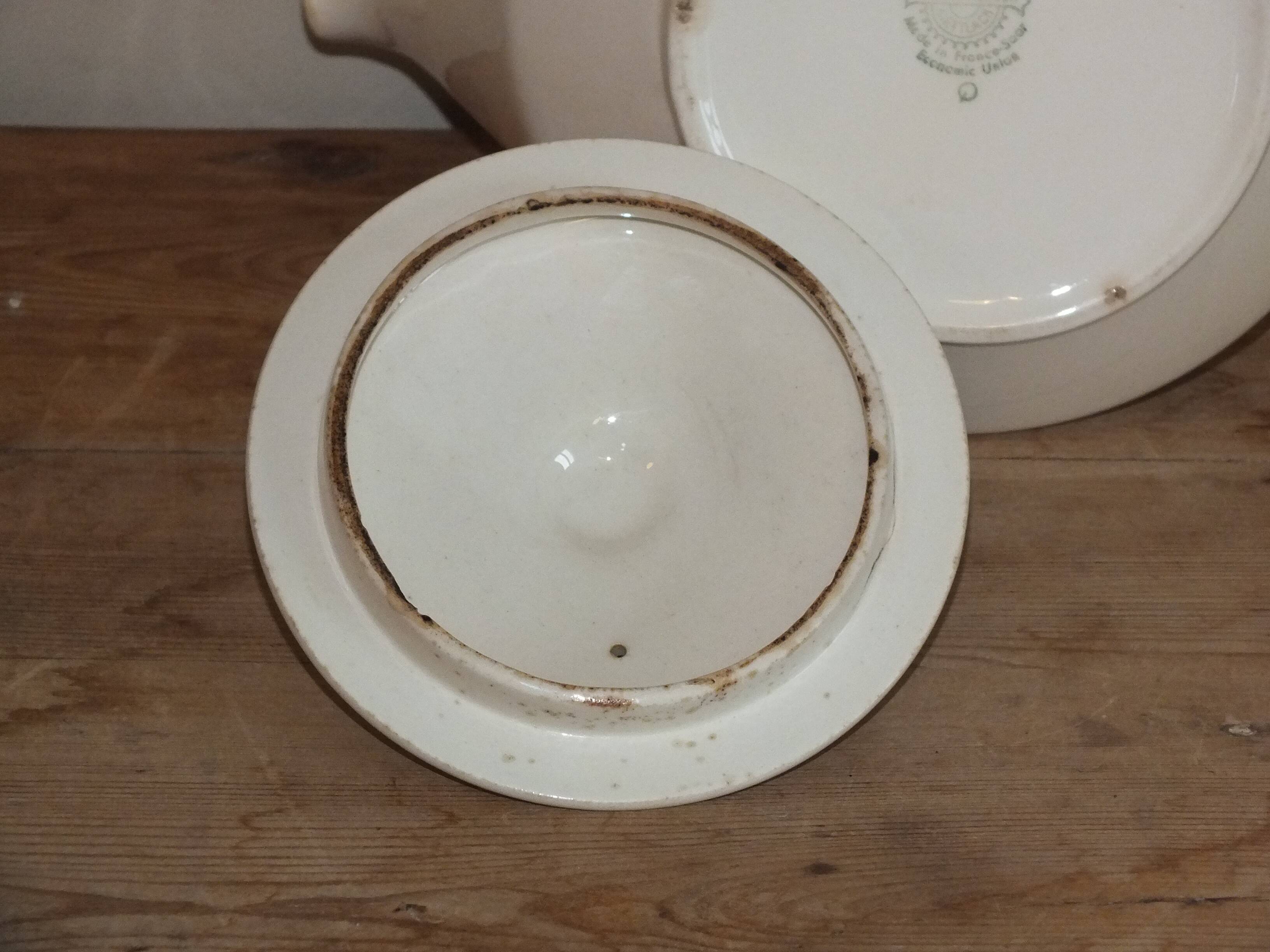 Vintage white Villeroy and Boch Mettlach teapot