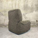 Vintage wool armchair