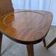 Set of 8 Farmhouse Tyrolean Chair with Heart Cutout Back / 1970s Vintage Di