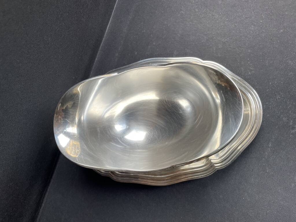 Christofle silver metal sauce boat