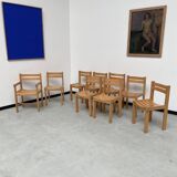 Sornay 80s beech chairs