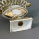 Empire basket in gilded porcelain – France, 19th century