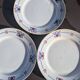 vintage French flat plates vf Paris Pommettes