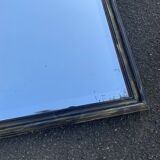 Grand Miroir Noir et doré 75 x 100