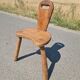 Vintage Brutalist Low Chair