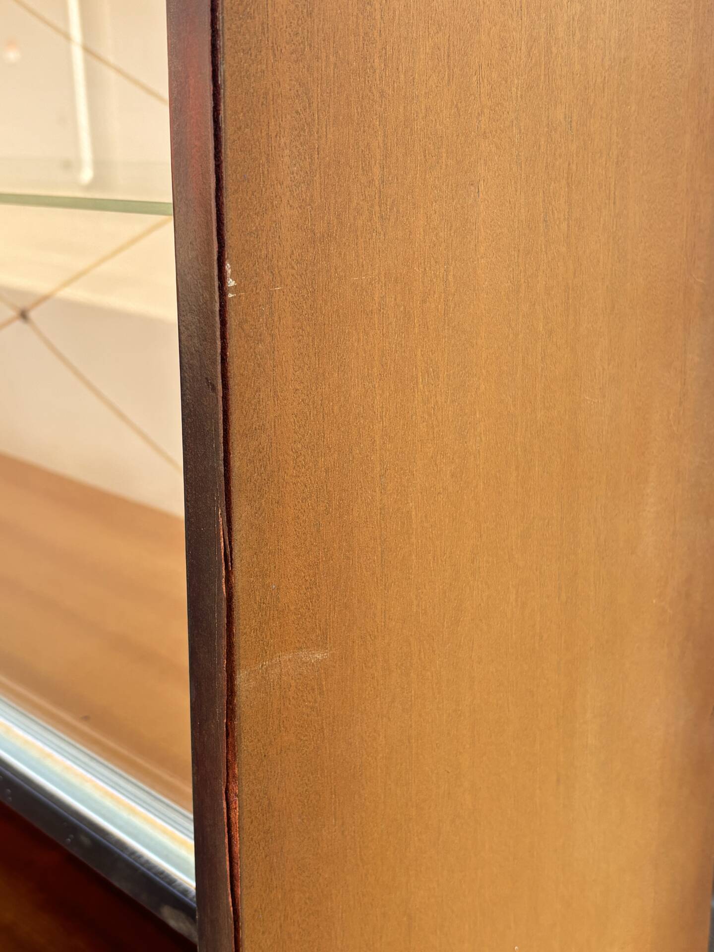 Vintage wooden display cabinet – 1960s/70s