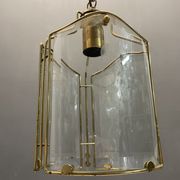 Italian glass brass pendant ceiling lamp