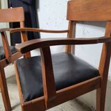 Paire de fauteuils de bureau