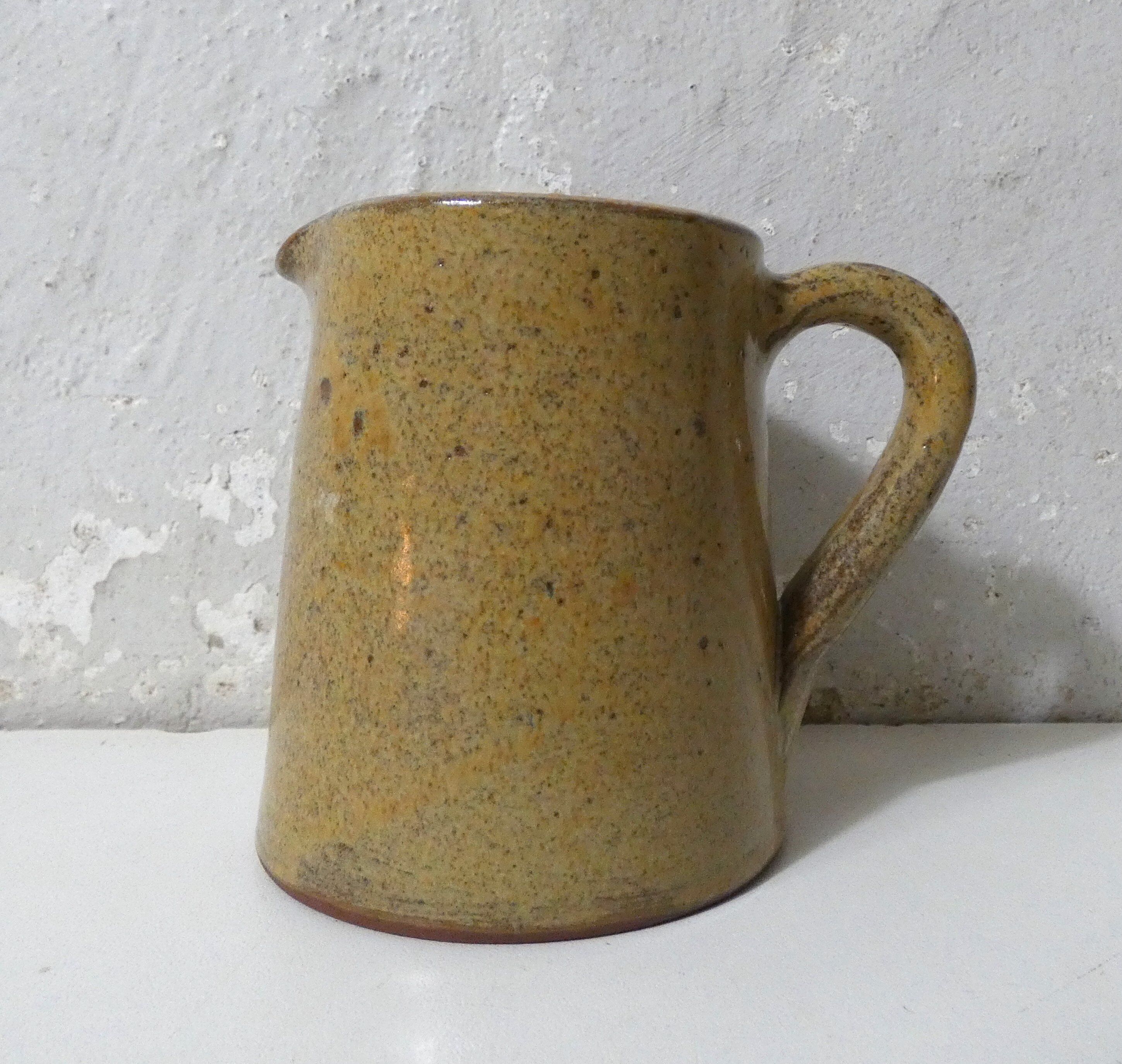 vintage stoneware cream jug