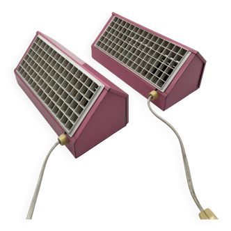 Ikea "V204" pink wall lights — 1980s