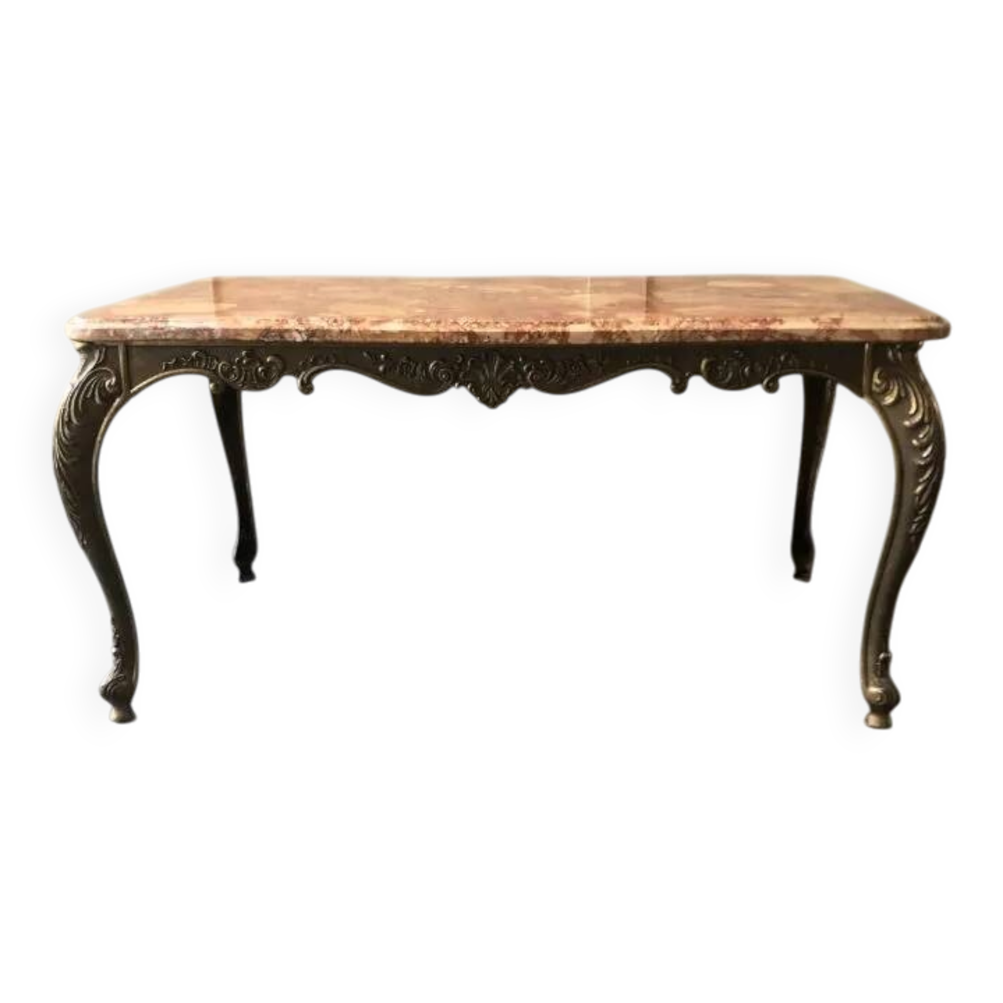 Table basse en marbre brèche