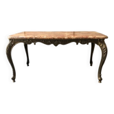 Table basse en marbre brèche