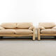 Set of Maralunga 2-seater & armchair by Vico Magistretti for Cassina, Italy