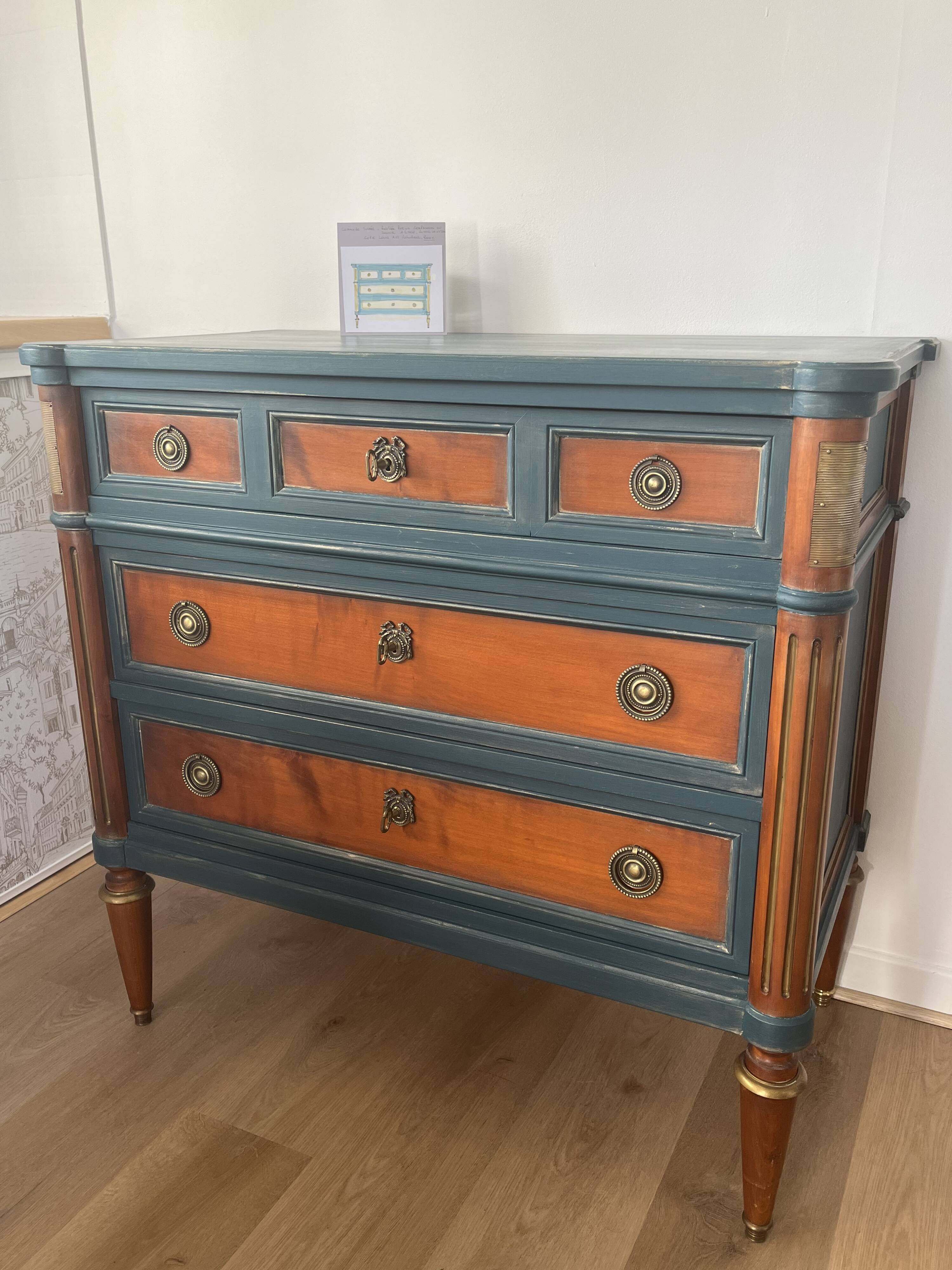 Louis XVI chest of drawers