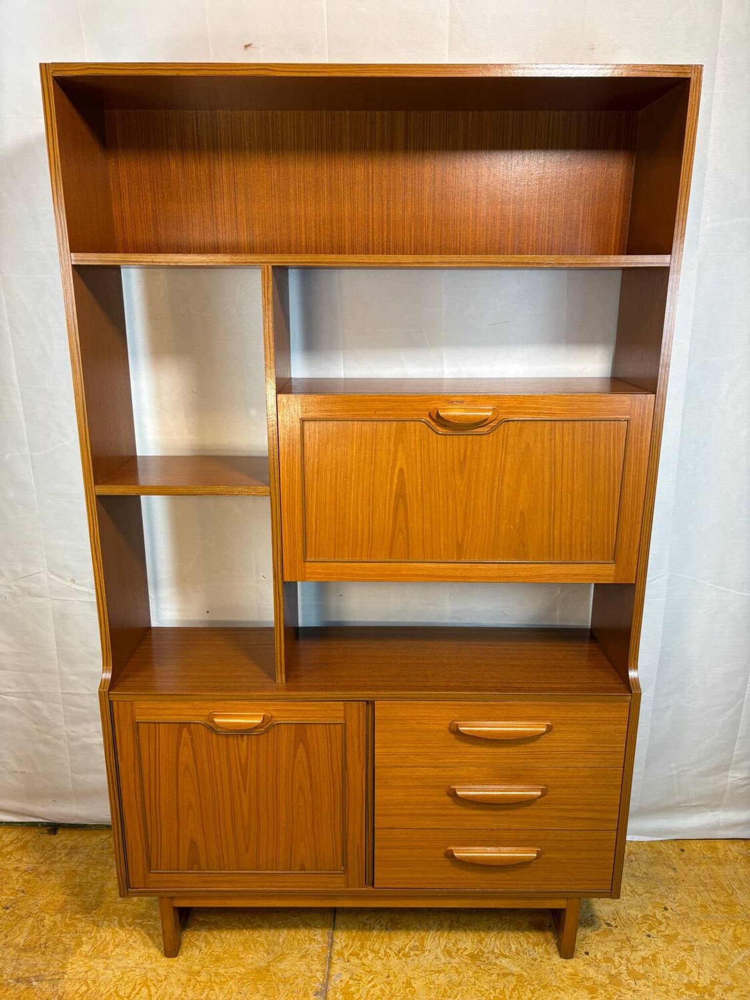 Mid-Century Retro Vintage Room Divider / Shelving Unit by Stonehill -