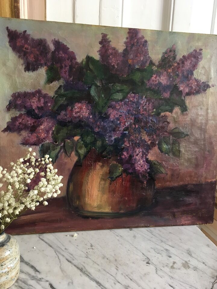 Painting oil XIX ieme