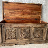 Solid wood chest