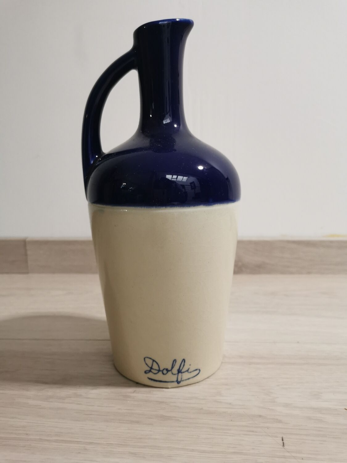 Antique ceramic bottle Dolfi Vintage