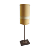 Lampe à poser de style scandinave en bois et corde - mid. XXeme