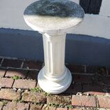 Old Pedestal Stone Column Indoor / Outdoor H72 cm