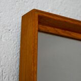 Vintage Scandinavian teak mirror