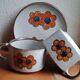 Vintage stoneware mugs