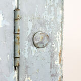 Antique industrial workbench