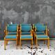 Suite de 6 chaises Kinnarps en bois courbé — Design scandinave
