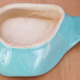 Vintage ashtray in earthenware, organic form