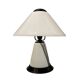 Black and White Table Lamp in Murano Glass, 1980s