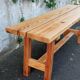 Natural pine bench 130 cm