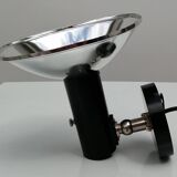 Adjustable black and chrome wall light from Raak, vintage 1960.
