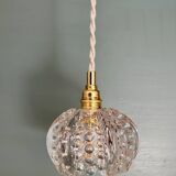 Vintage glass suspension globe