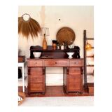 19th century mahogany veneer desk