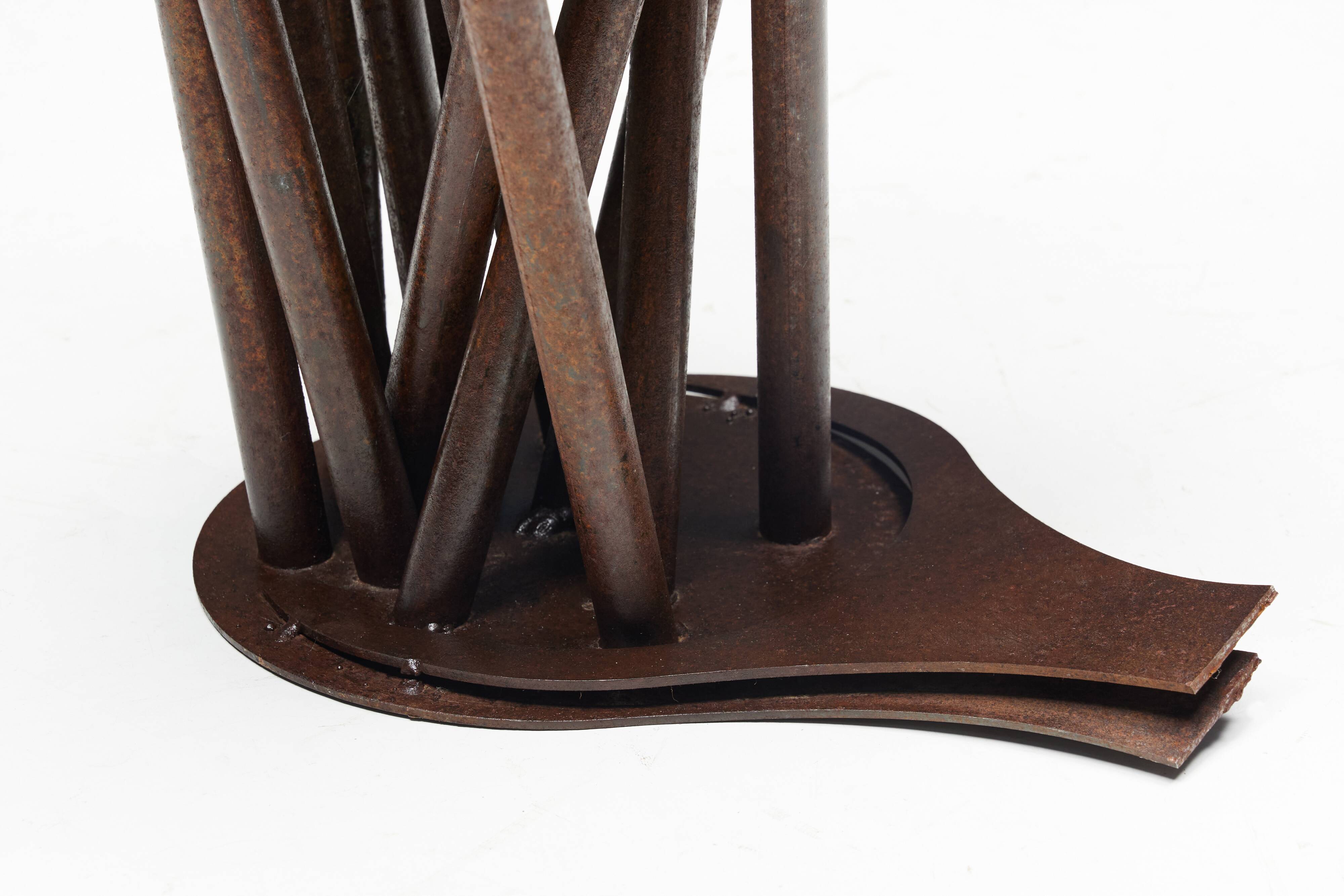 Industrial Wabi Sabi Primitive Chairs, France, 1950s