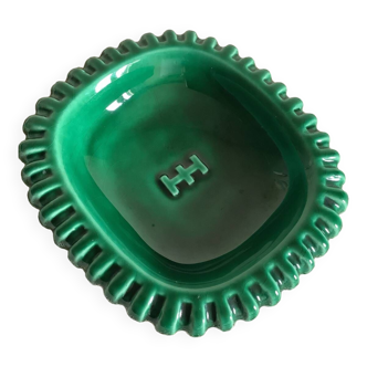 Green ceramic pocket tray