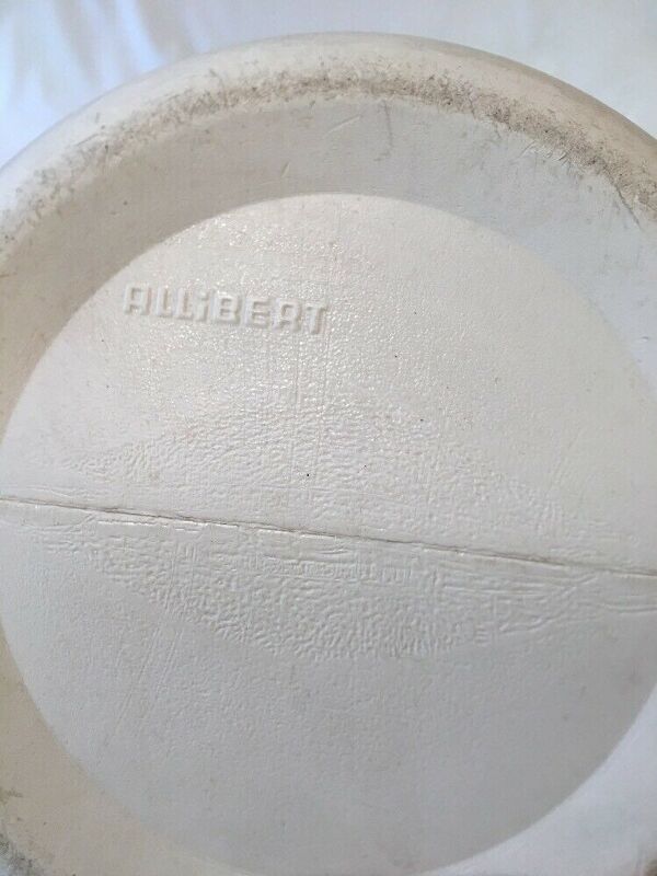 Tabouret coffre plastic vintage modele oeuf de allibert ancien 1960 70