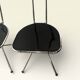 Set of 4 post-modern folding chairs, Niels Gammelgaard, Ikea, 198
