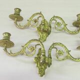 Pair of piano candle holders