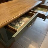 Renovated solid wood coffee table
