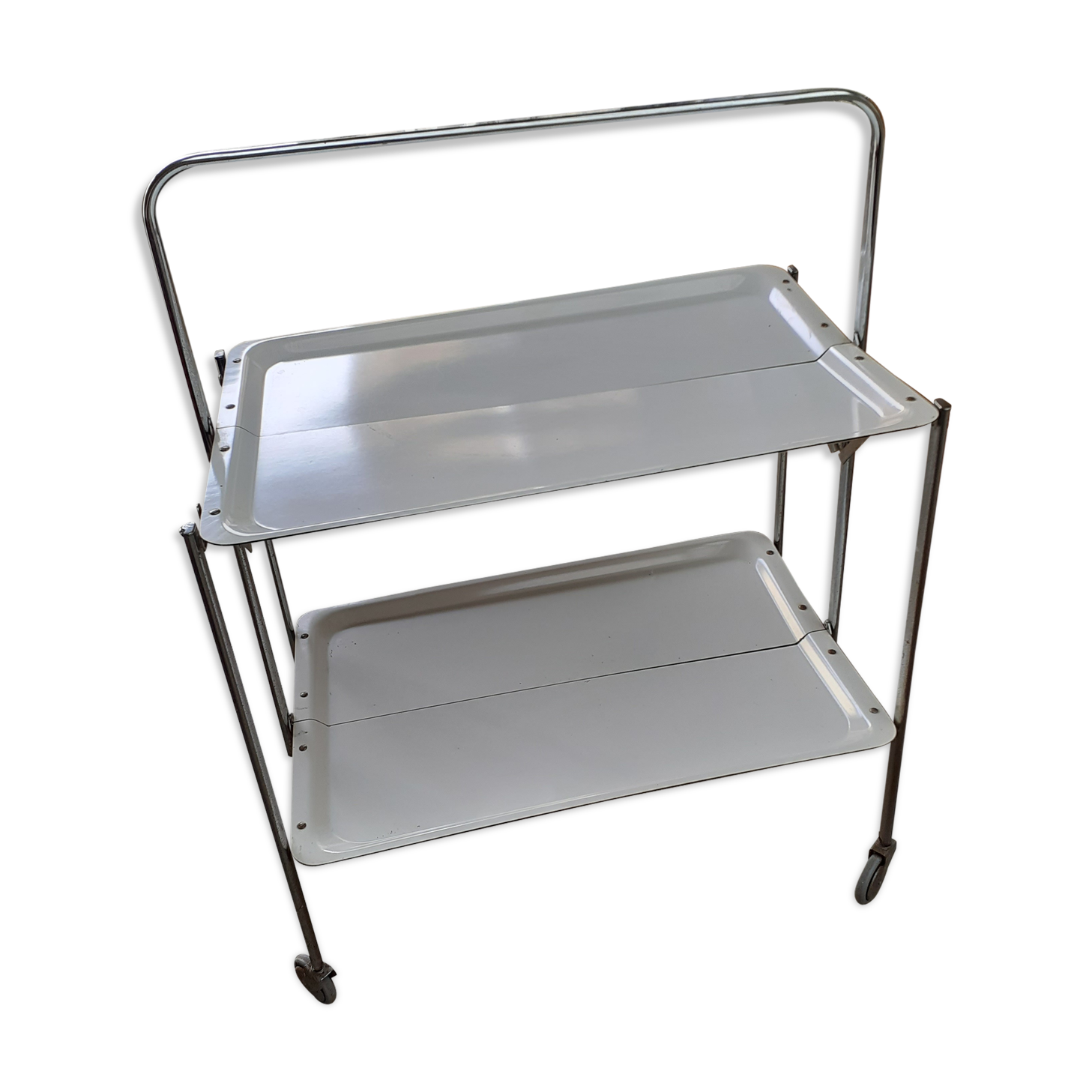 Vintage seventies serving table