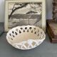 Plaster dish basket decoration