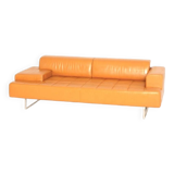 Quadra 3-seater leather sofa Poltrona Frau