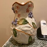 Large vintage earthenware jug