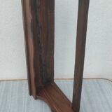 Shelving shelf pot holder vintage kitchen storage in rustic fir