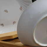 White and gold plate service, Vitriam porcelain