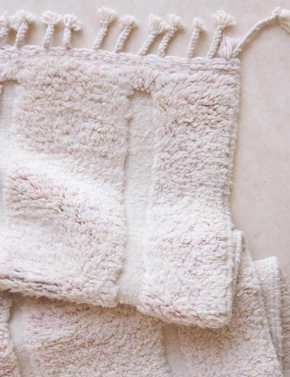 Tapis Rose poudré - 356 x 245 cm
