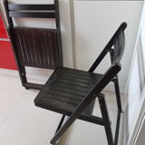 Paire chaises bois vintage